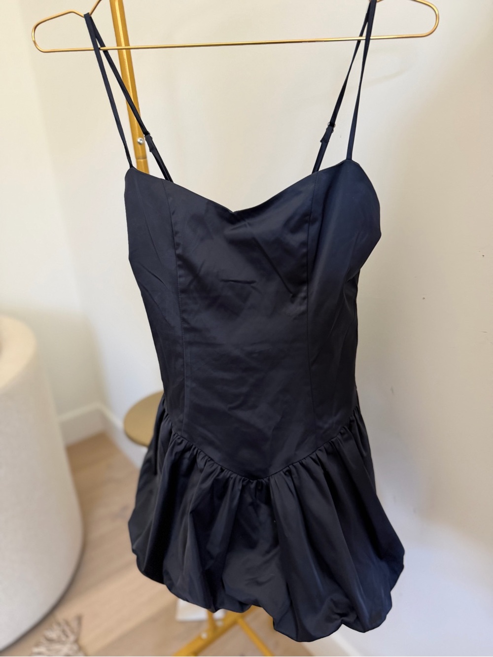 Lioness Blue Bubble-Hem Mini Dress - Picture 4 of 4